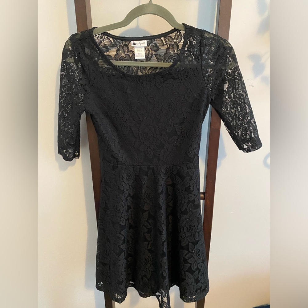 EMILY WEST GIRLS YOUTH LACE DRESS